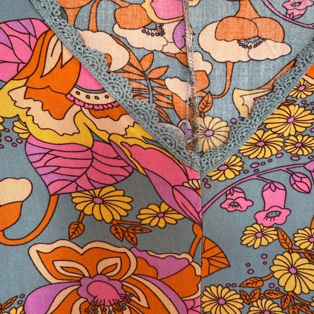 RusttyDustty Summer Boho Floral Dress Women’s 2XL 100% Vicose EUC - Picture 7 of 11